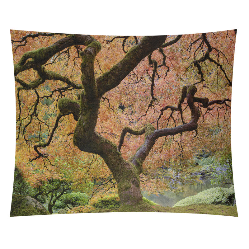 Bourbeau Polyester Tapestry, Indoor, 71" H x 83.5" W