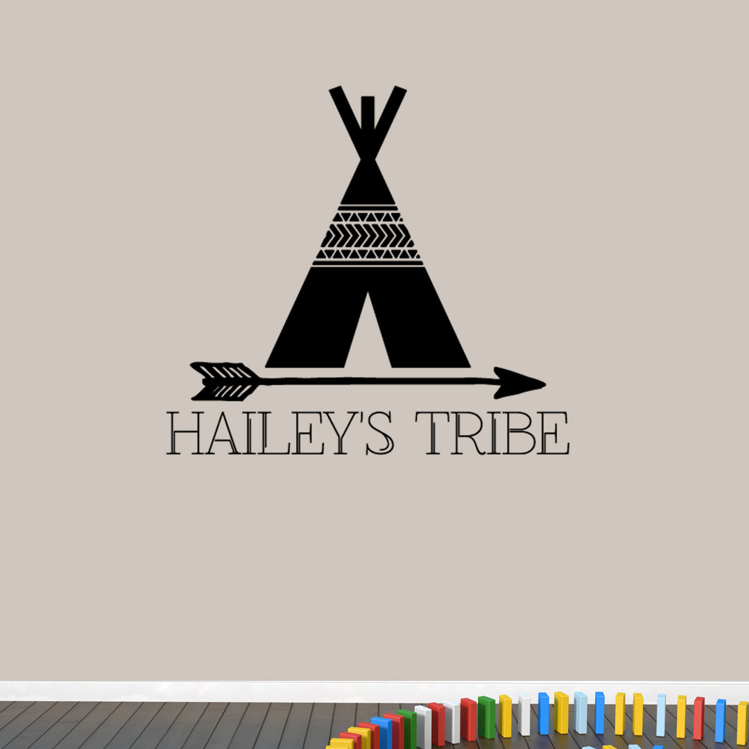 Custom Tribe Name Personalized Wall Decal Zoomie Kids 