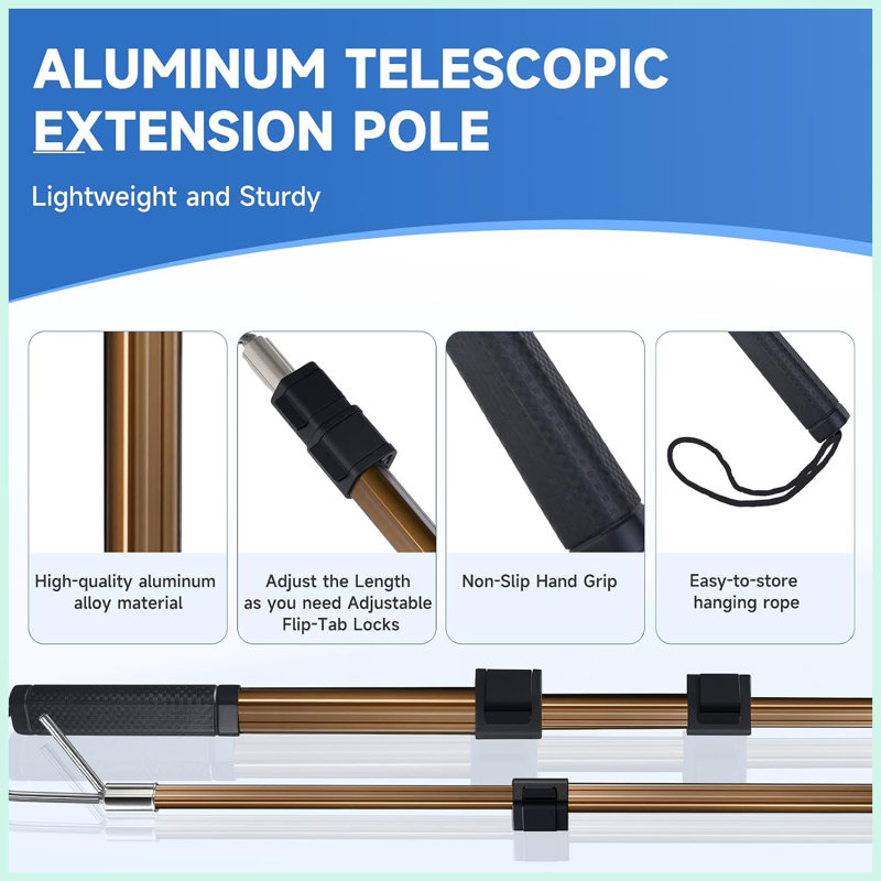 Ladder Pull Down System- attic Pull Down Hook 20-40 Inches