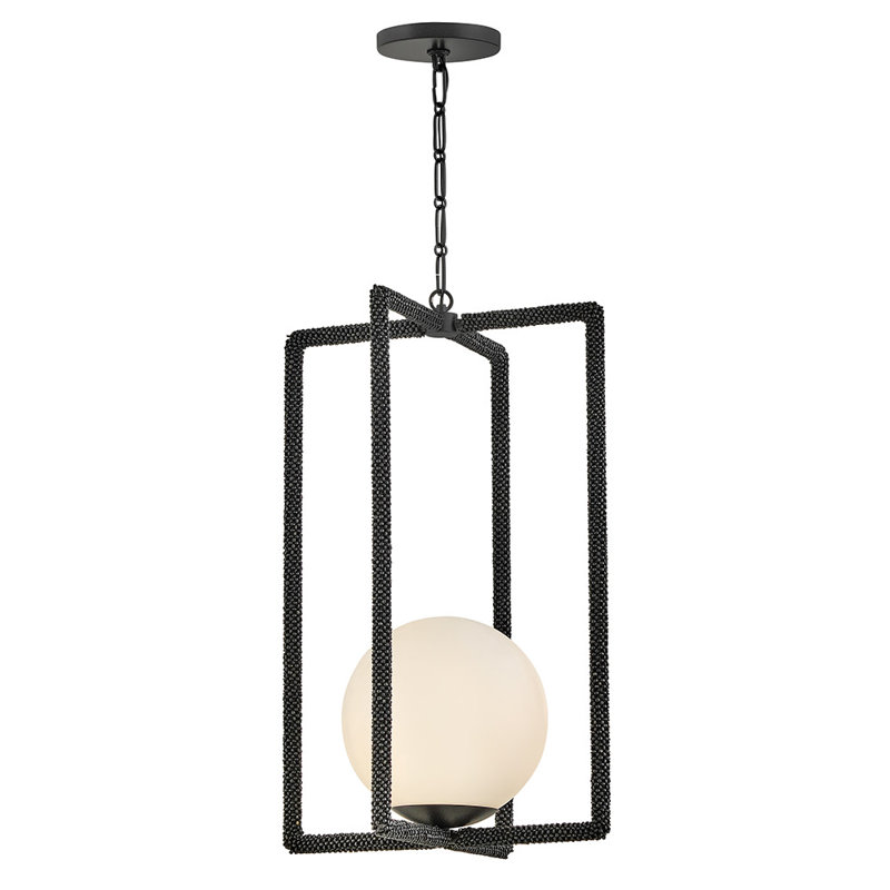Grand luminaire suspendu Hinkley Keona, Noir