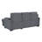 U0808 Dark Grey Reversible Sofa Bed