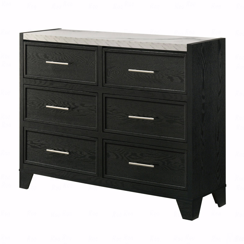 Commode 6 tiroirs 1pc