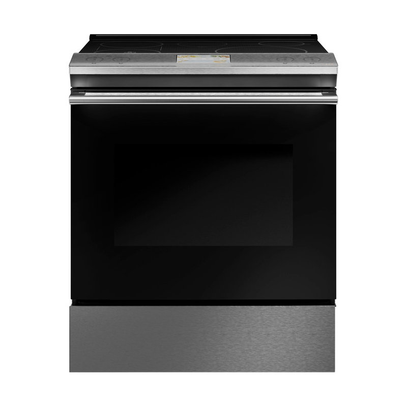 Café 30" 5.3 cu. ft. Smart Slide-in Electric Range with Convection, Induction Cooktop, and In-Oven Camera
