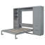 Lit escamotable Murphy avec placard et tiroirs-2144888041