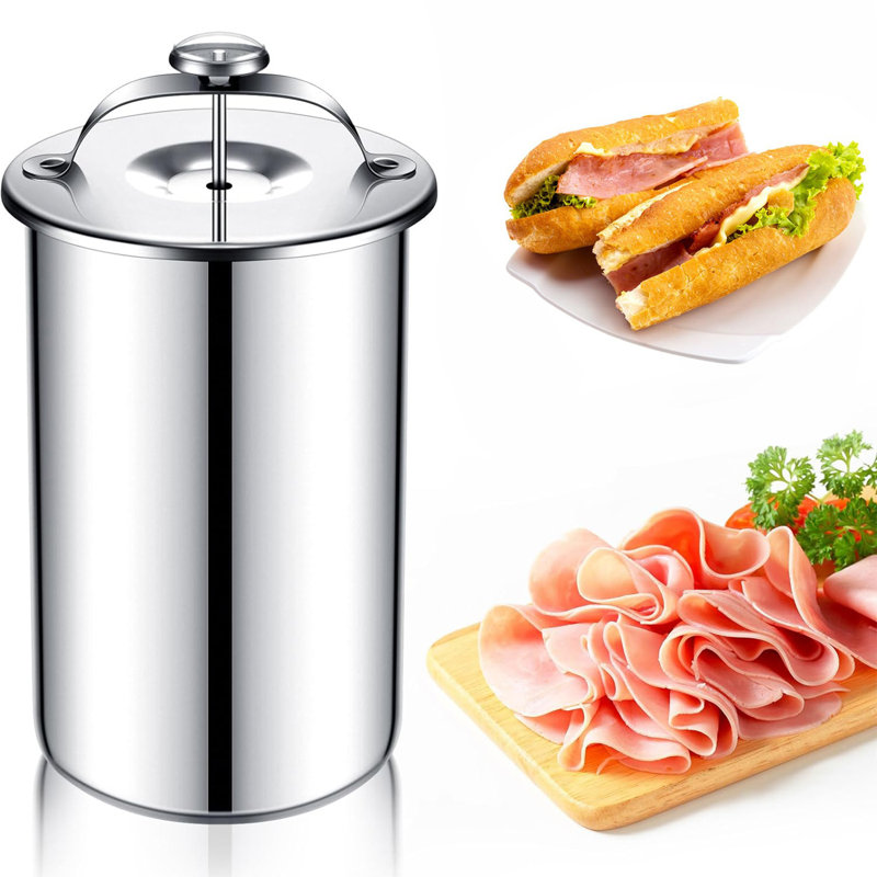 Machine à presser à viande en acier inoxydable avec thermomètres Sandwich