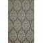 Tapis contemporain neutre en damas 5 x 8 pour une esthétique douillette