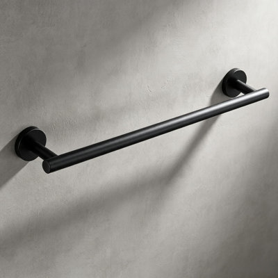 2 Pack Heavy Duty Stainless Steel Towel Bar - Rustproof Wall Mounted Towel Rack for Bathroom and Kitchen, Premium 304 Stainless Steel Construction with Seamless Design