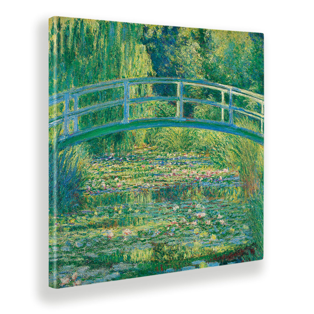 Wandbild Pier The Water Lily Pond von Claude Monet