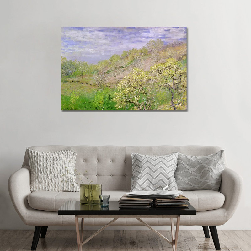 Trees in Blossom- Gallery-Wrapped Canvas Giclée, 32" H x 48" W