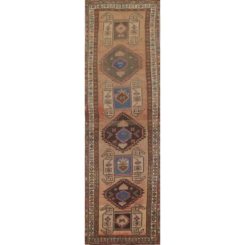 Geometric   Runner Rug 4x13