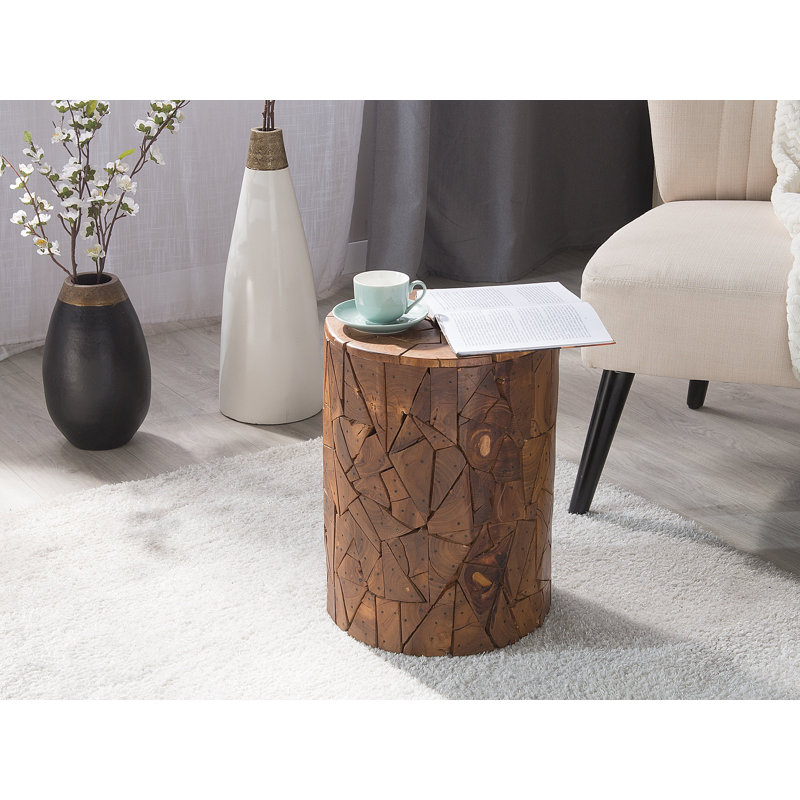 Ashburnham Solid Wood Block End Table