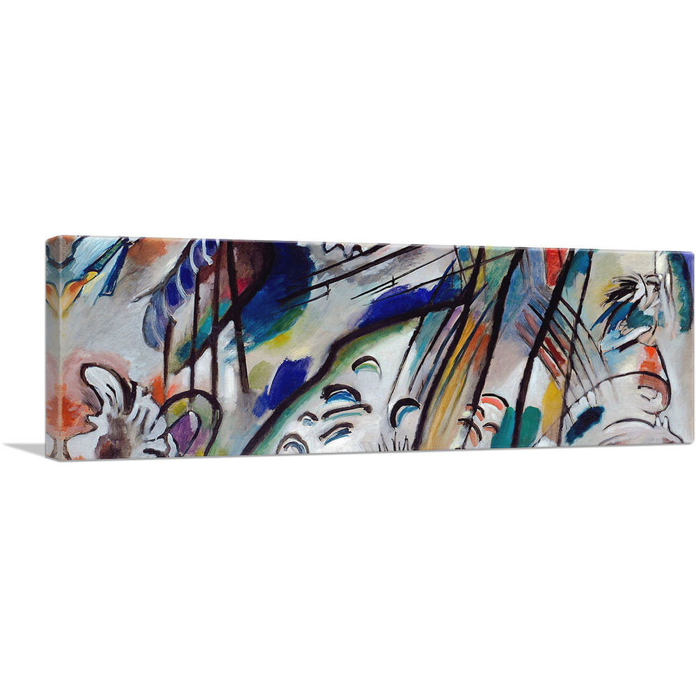 Improvisation 28 by Wassily Kandinsky - Wrapped Canvas Panoramic Painting Print ARTCANVAS 