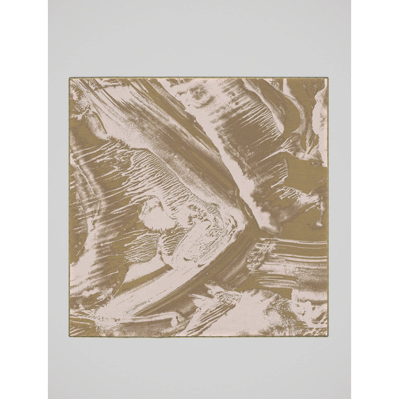 Ericjames Washable Abstract Indoor Rug, Square 8'