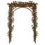 Magnifique arche de jardin en bois Arbours brun foncé