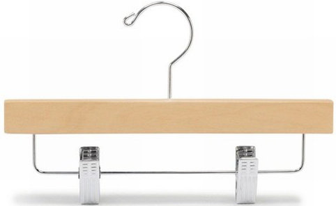 Wooden Pant/Skirt Nursery Kids Hanger for Skirt/Pants (Set of 100) Only Hangers Inc. 