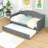 Efthim Twin Size Daybed with Trundle-2009575101