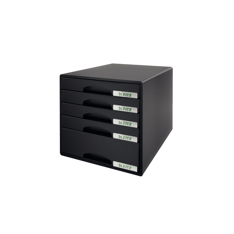Plastic Desk Organiser, Black