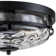 Boatner Flush Mount Ceiling Light With Clear Hammered Glass