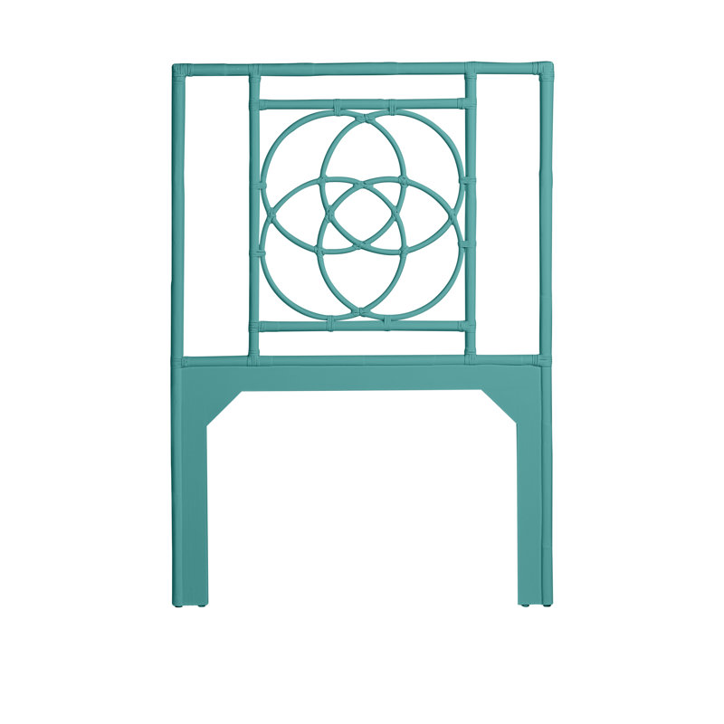 Emilia Open-Frame Headboard, Twin, Turquoise