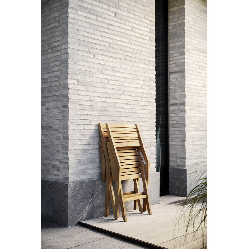 Flip Teak Folding Armchair