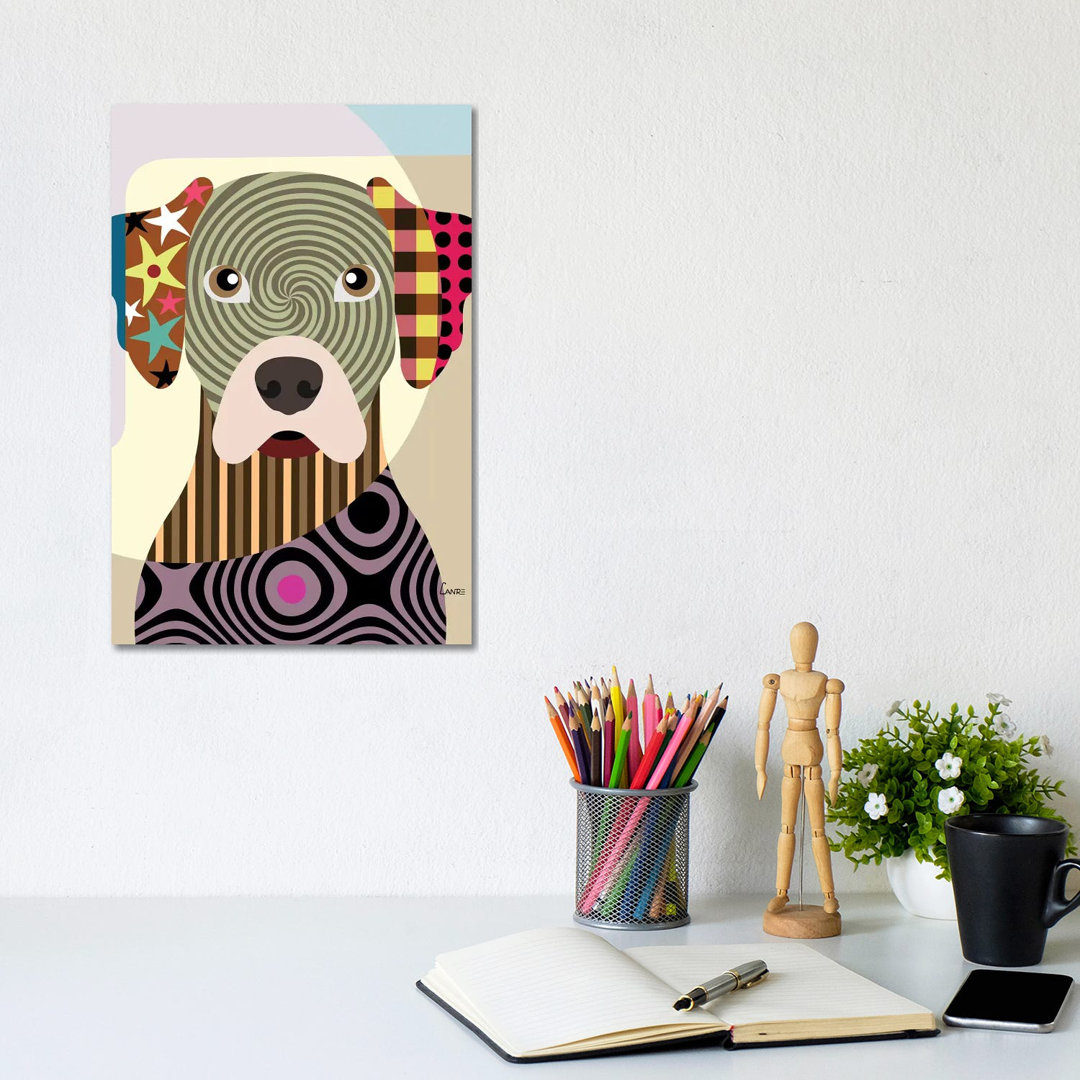 Rhodesian Ridgeback by Lanre Studio - Wrapped Canvas Print