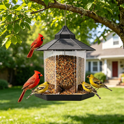Automatic Waterproof Hanging Wild Bird Feeder