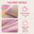 Modern Pink Bedding Sets, 4 Piece Polyester Tie Dye Comforter for Home
