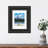 Earlvine Black Picture Frame with Mat