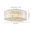 Plafonnier encastré en cristal 3 lumières Abrego