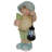 17"H Boy Holding Lantern Solar Statue with LED Lights