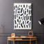 Série ABSTRACT DL XXVI - Toile tendue avec châssis Premium - Prêt à être accroché-235134920