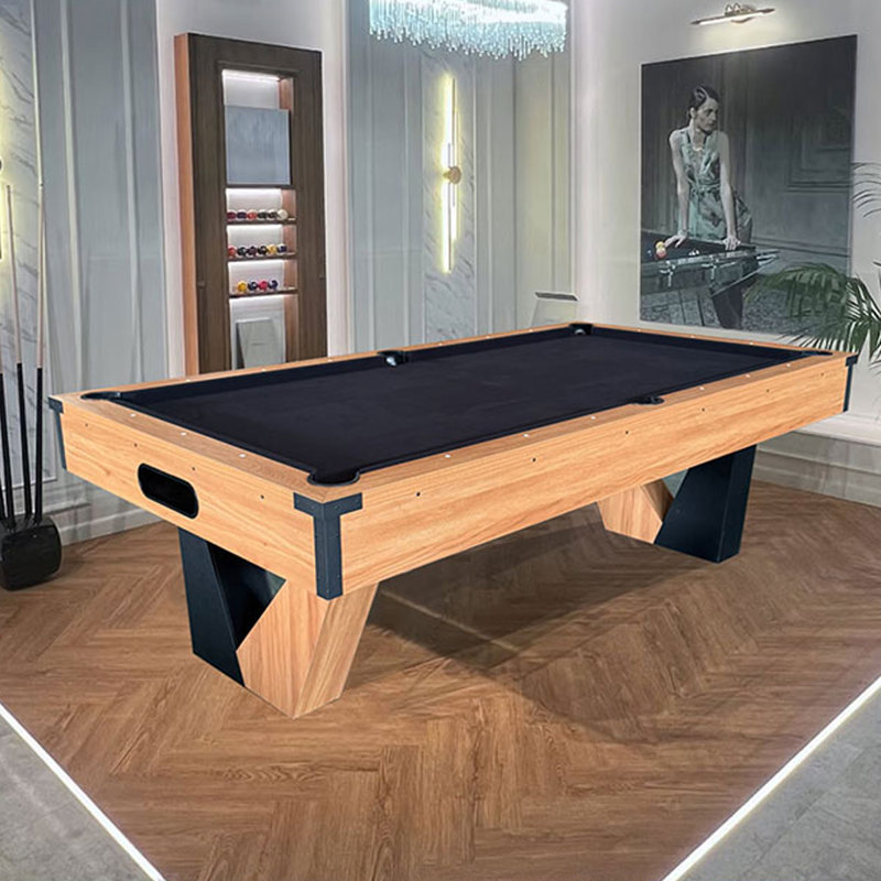 Table de billard commerciale multifonctionnelle trois-en-un, Noir