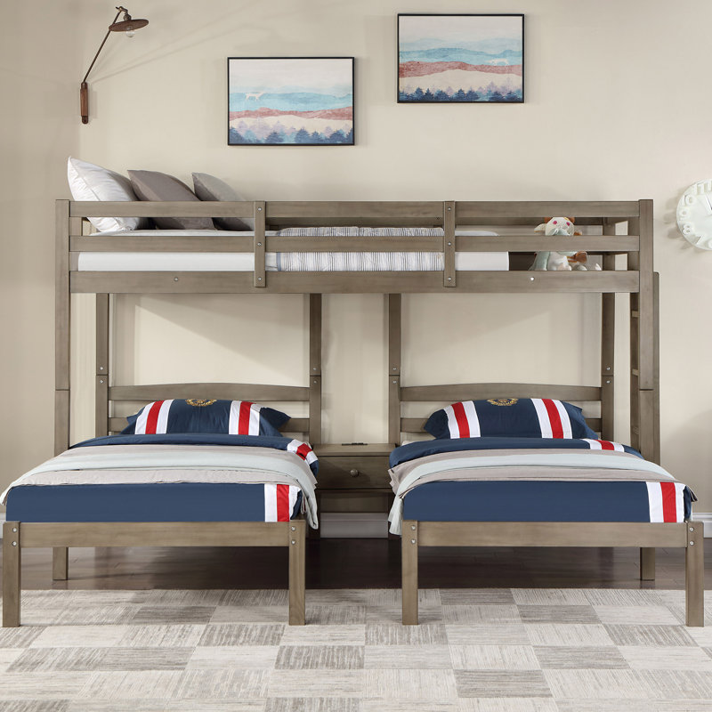 Kids Twin Bunk Bed