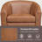 Altoga CAL117 Compliant 27.5'' Wide Armchair-1045700783
