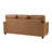 Ansela 77.2" Genuine Leather Square Arm 3-Seat Sofa-82749509