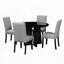 5-Piece Round Dining Table set-2096908700