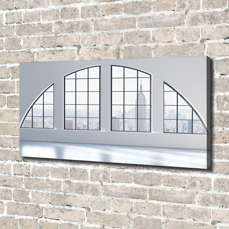 Spacious Interior - Wrapped Canvas Print
