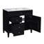 Meuble-lavabo 36 po avec lavabo supérieur-109690881