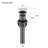 Pop-up Bathroom Sink Drain With Overflow-121301213