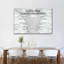 «Ten Commandments», reproduction sur toile grise-585194139