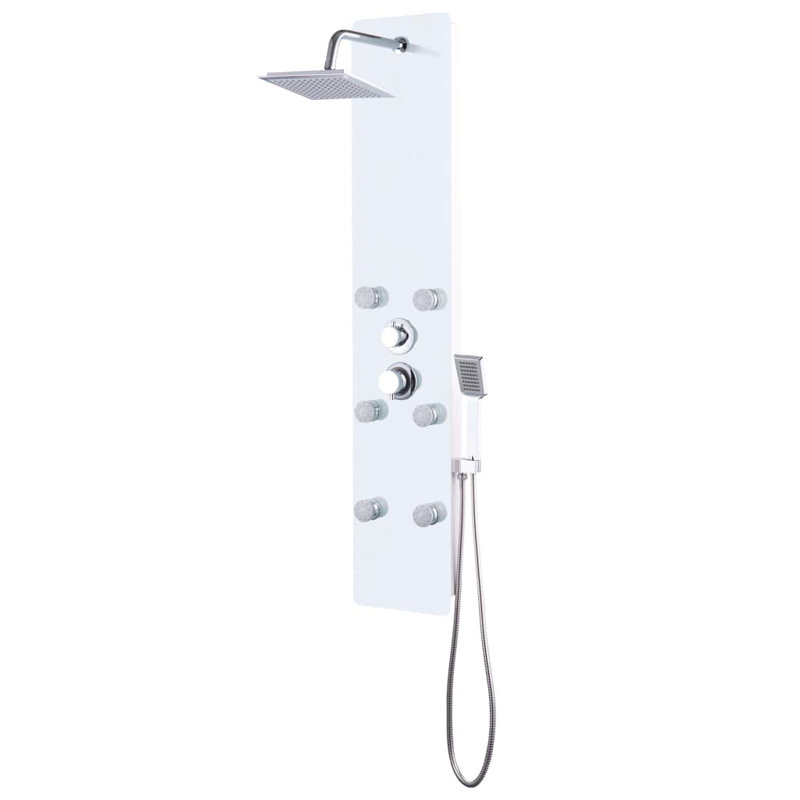 Cavandale Shower Tower Panel, White