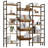 74.2 " H Bookshelf With Open Storage shelves, 5-Tier Bookcase With Metal Frame, Tall Bookcase For Living Room, Home Office-1684619063