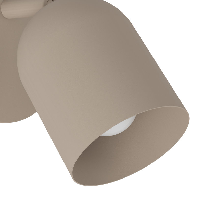 Tilston Steel Minimalist Single Wall Spotlight, Sandy