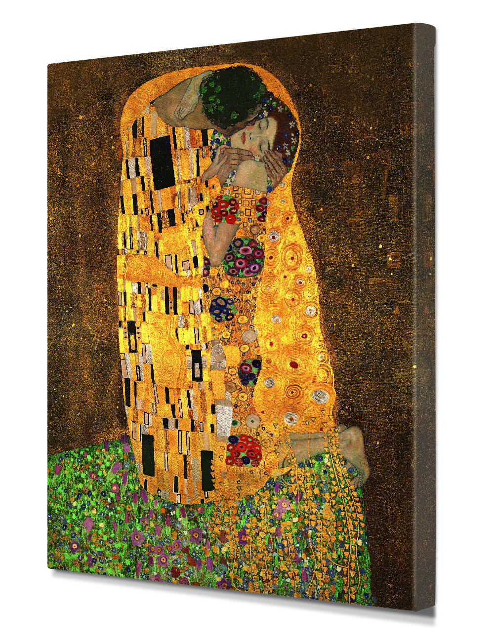 Vault W Artwork The Kiss by Gustav Klimt. Classic Art Reproduction ...