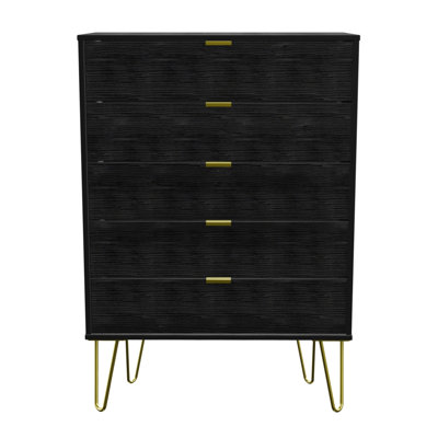 Fully Assembled Myakka 5 Drawer 76.5Cm W Chest of Drawers