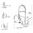 VEVOR Pull Down Kitchen Faucet