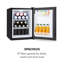 Klarstein 37m³ L Freestanding Mini Fridge-62758096