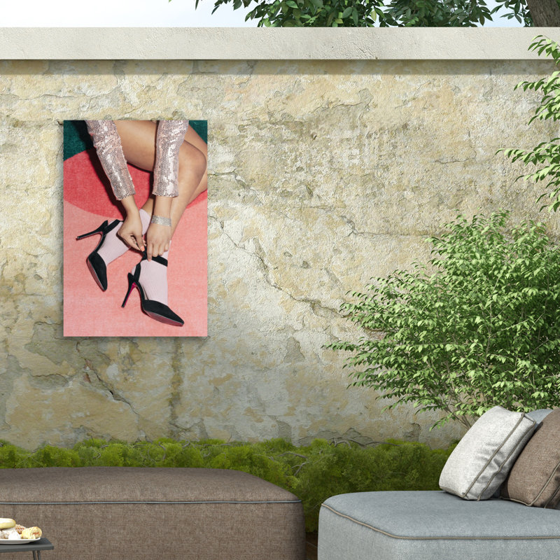 1X Studio III Préparez-vous - rose, H 19 po x l 12 po x P 1,5 po