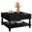 Table basse moderne en cuir fritté en forme de cylindre en cuir pour le salon (chaque plateau de table possède un motif unique)-189637379-189637376