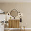 Armoire murale pliante avec évier crème-565352752